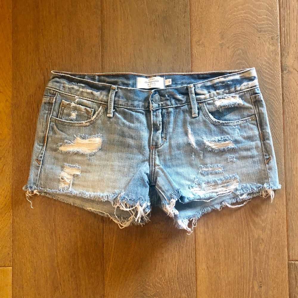 Abercrombie & Fitch, cutoff shorts, size 0
